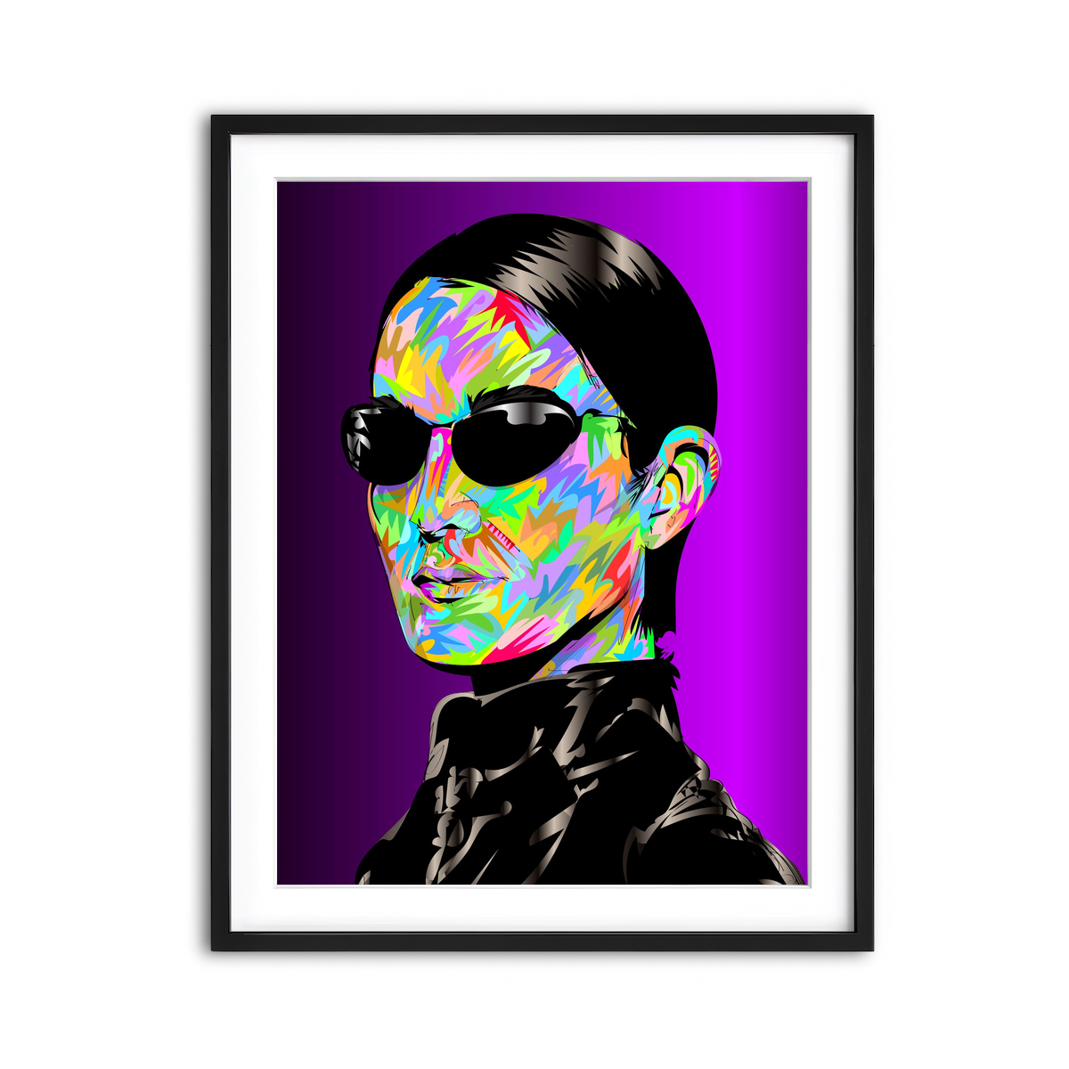 Framed Print 3x4 Black