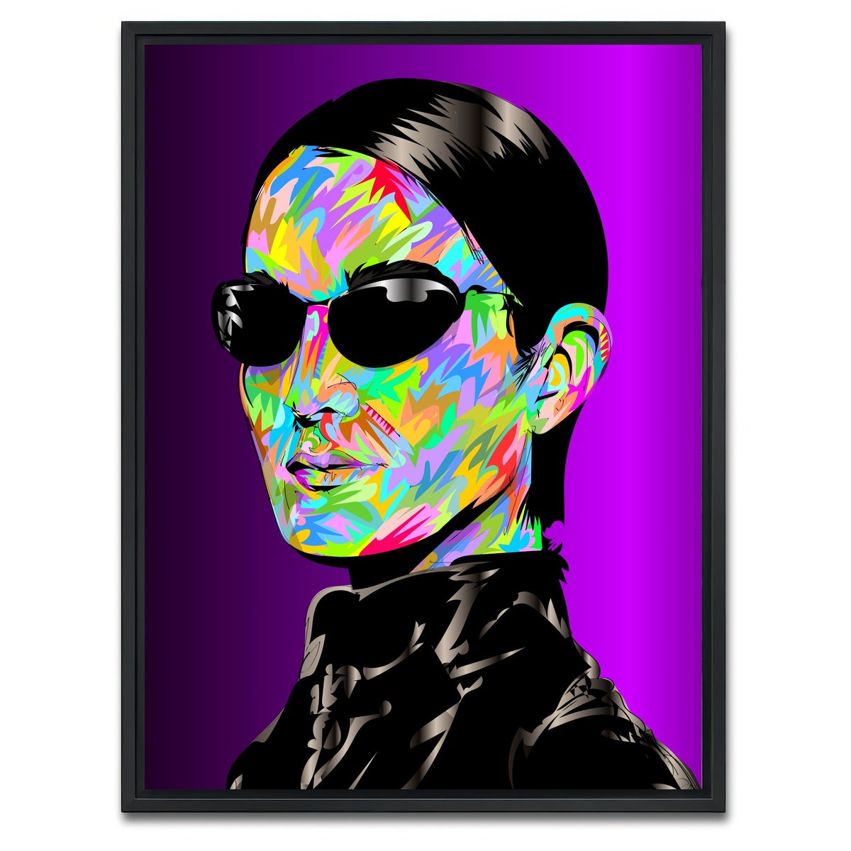 AUTO-MOCKUP WHITE | TRINITY 2 | 1 Piece | Black Framed Canvas | group=3x4