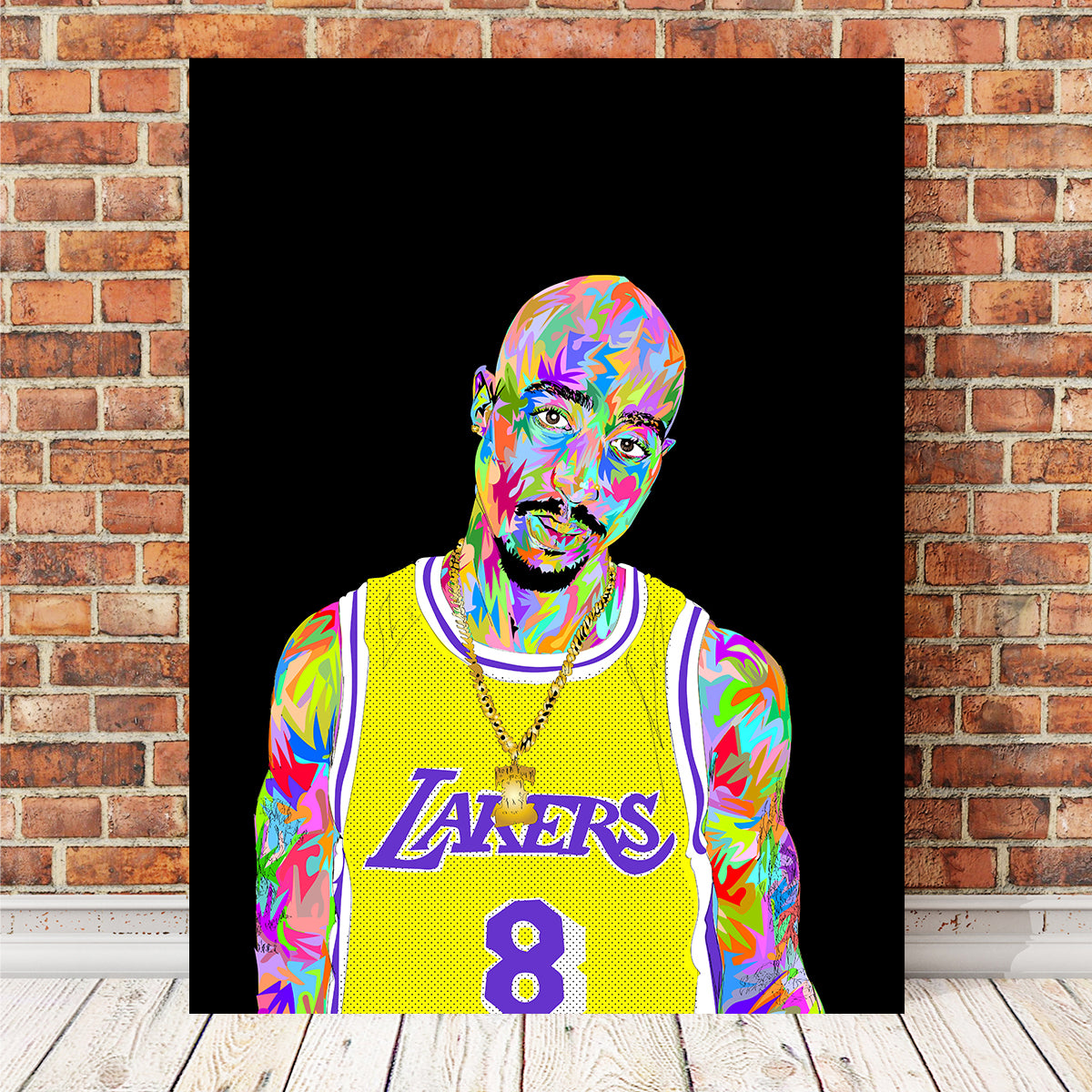 Tupac Kobe Wall Art