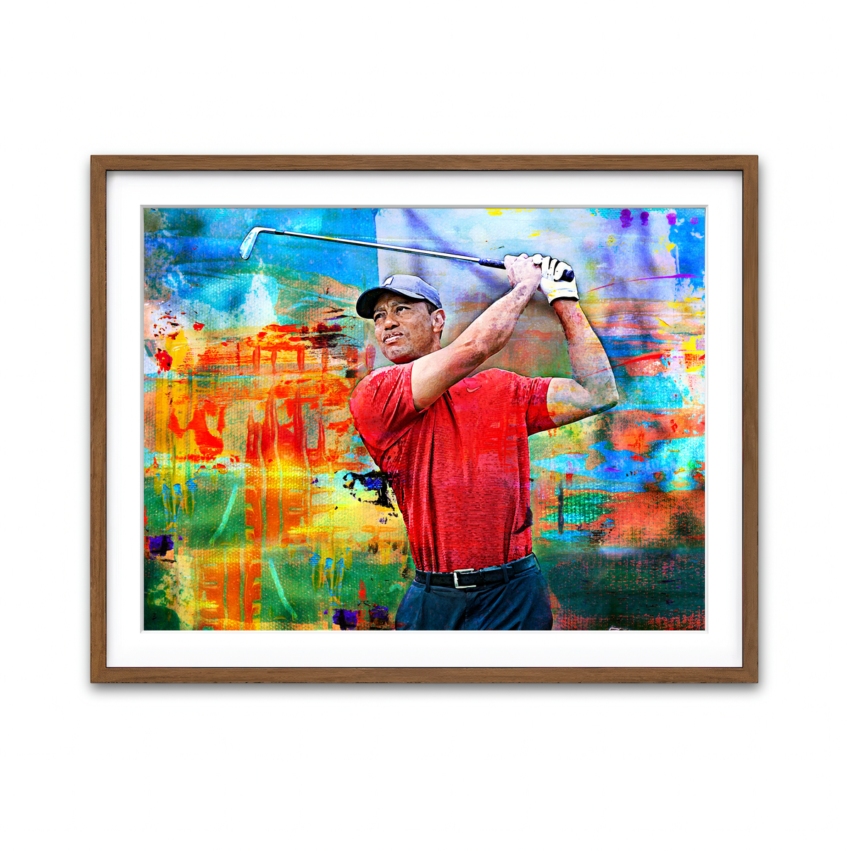 Framed Print 4x3 Walnut