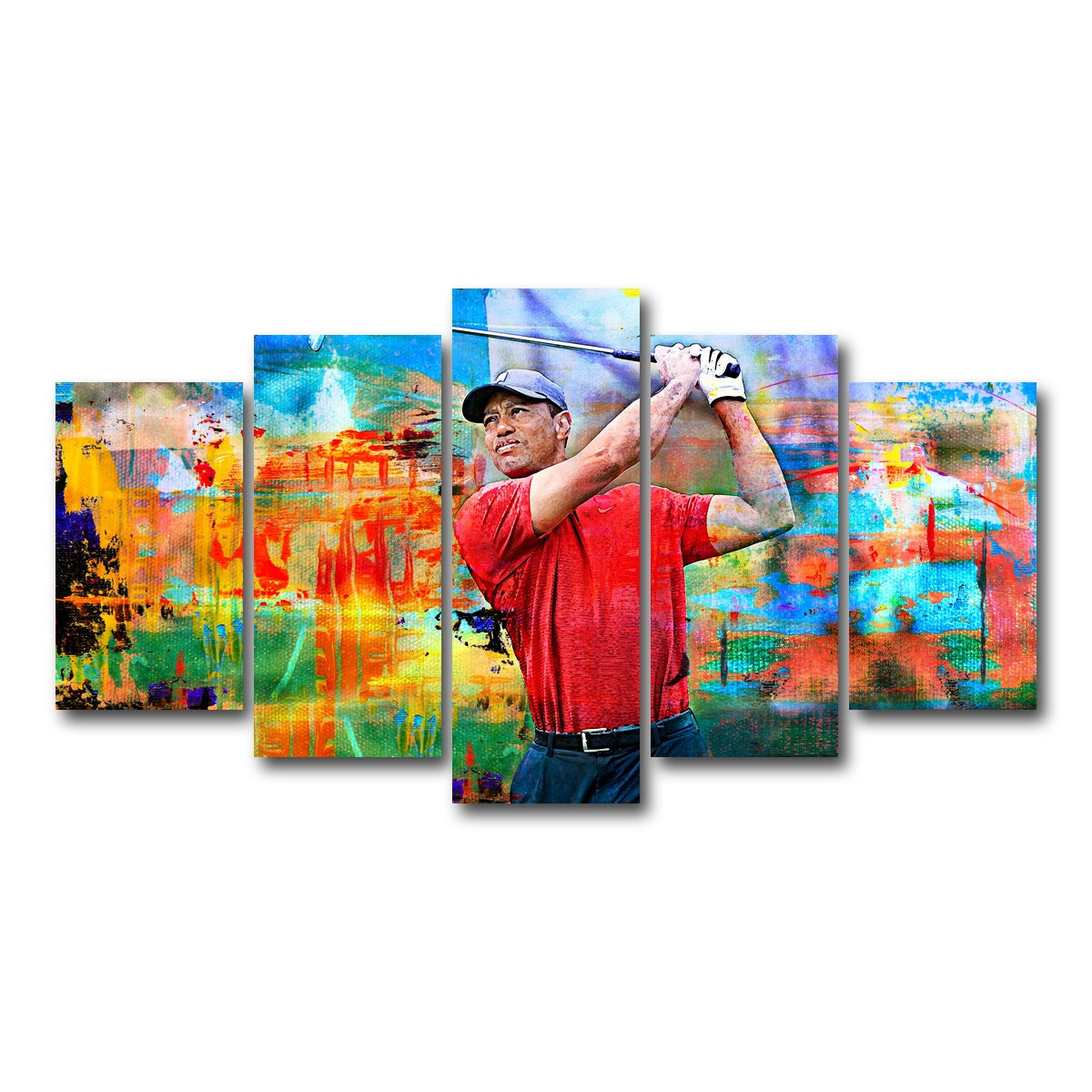 AUTO-MOCKUP WHITE | TW Canvas | 5 Piece | Gallery Wrap Canvas | group=5_normal