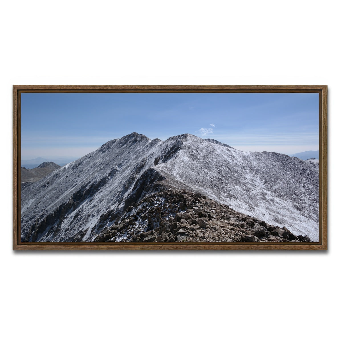AUTO-MOCKUP WHITE | Tabeguache Peak | 1 Piece | Walnut Framed Canvas | group=2x1