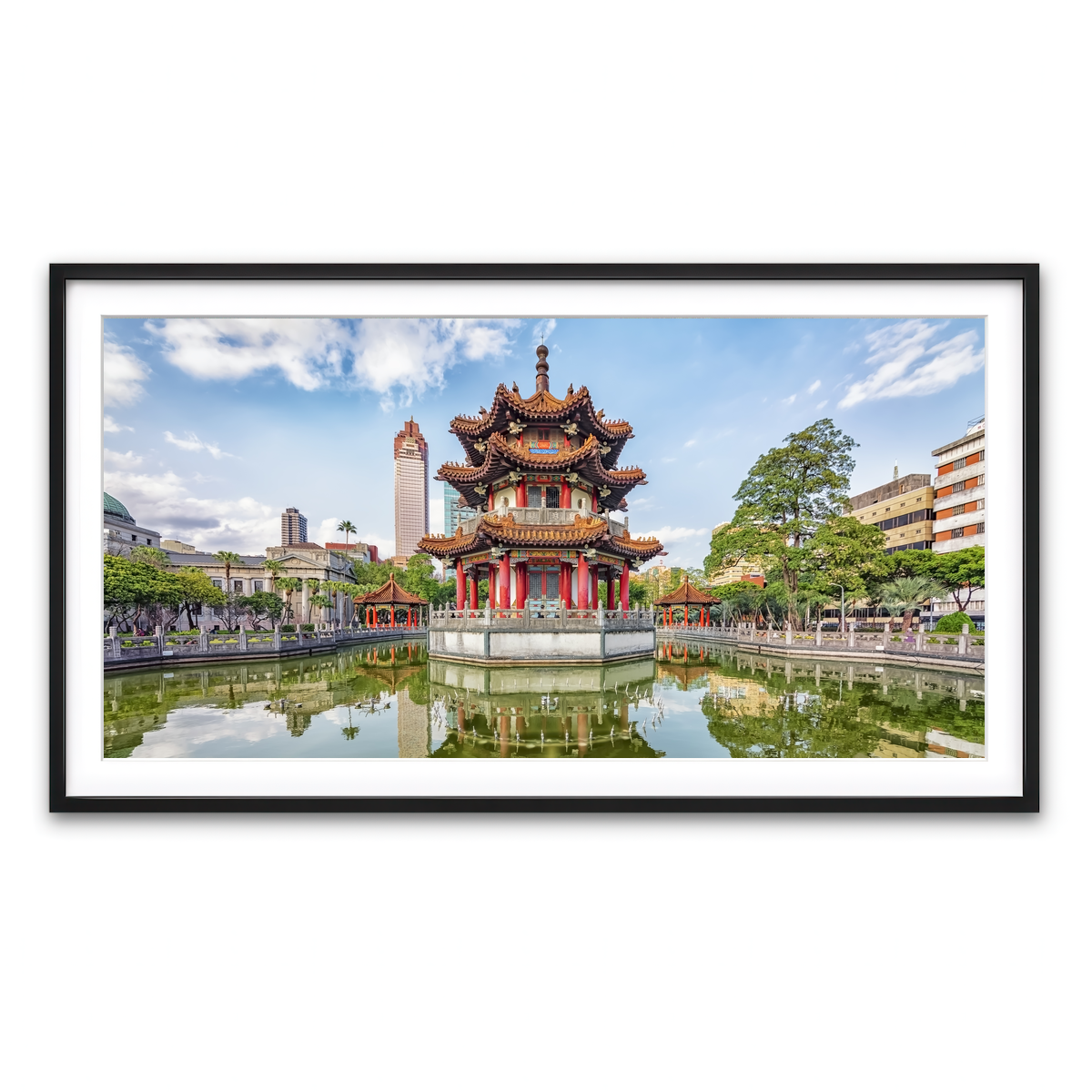 Framed Print 2x1 Black