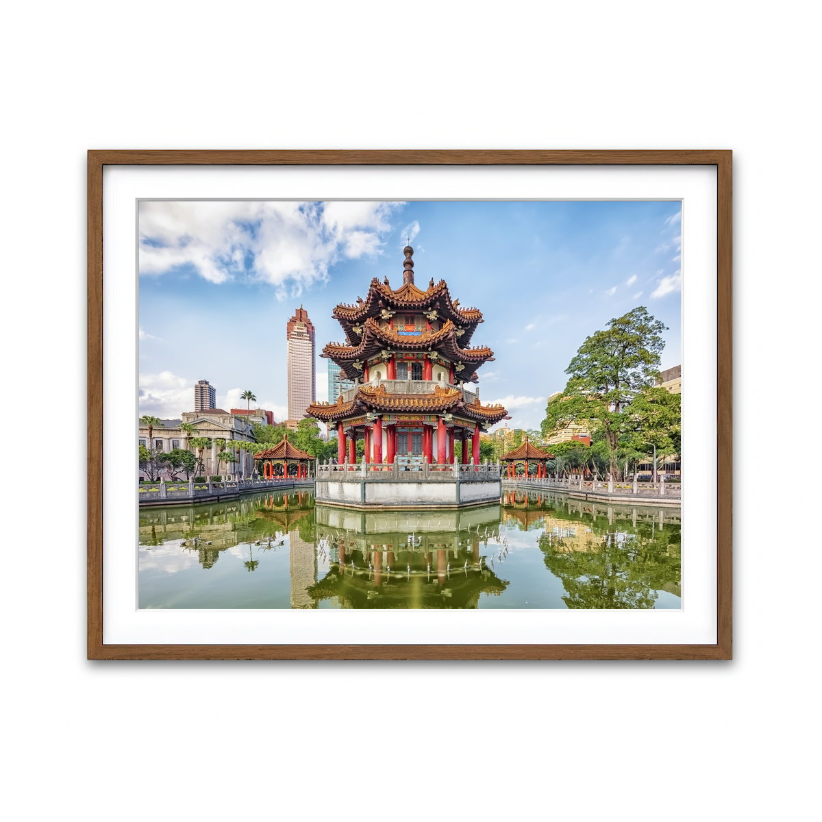 Framed Print 4x3 Walnut