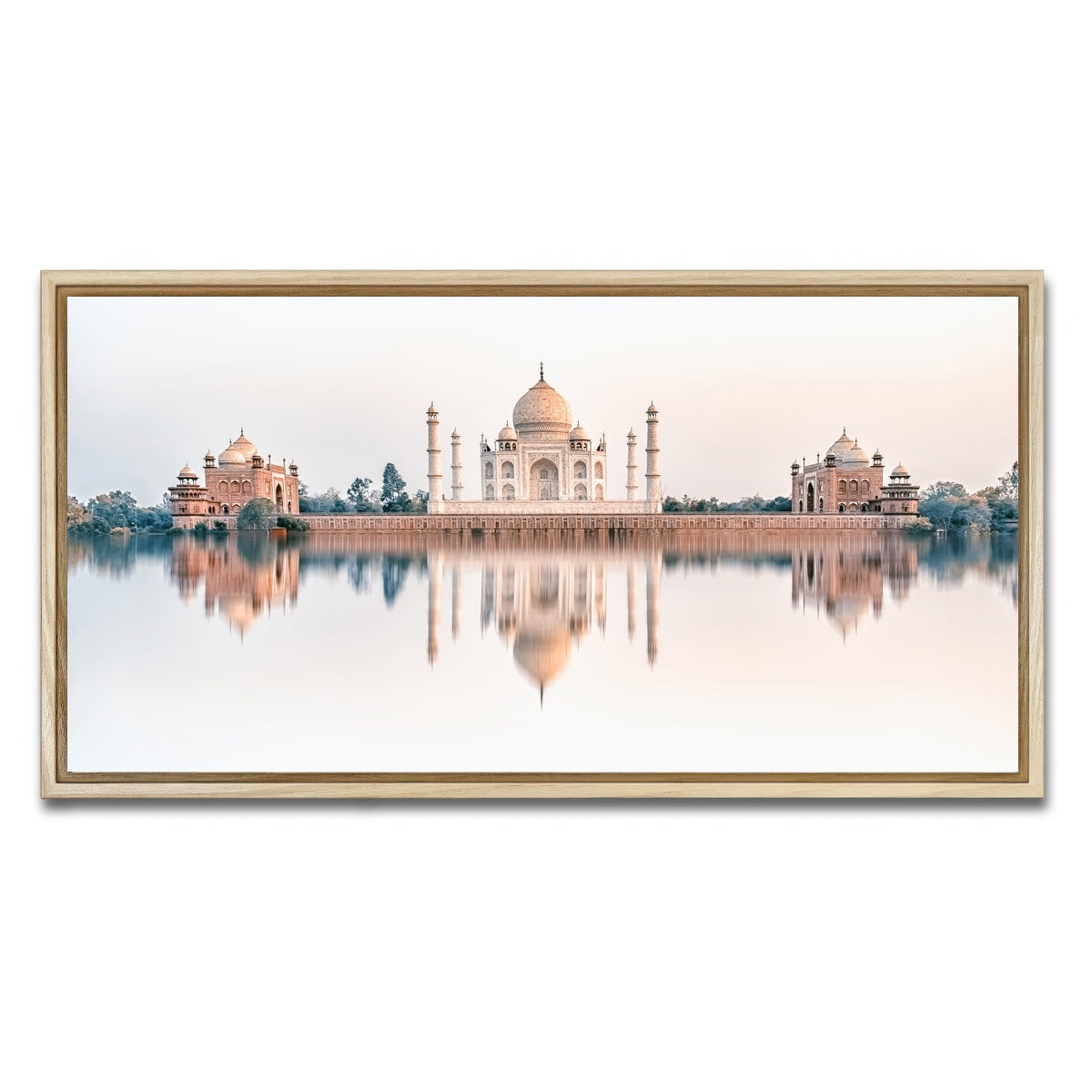 AUTO-MOCKUP WHITE | Taj Dream | 1 Piece | Natural Framed Canvas | group=2x1