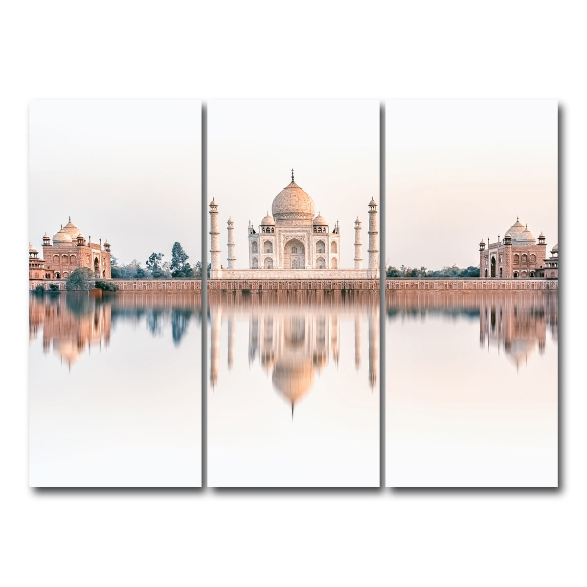 AUTO-MOCKUP WHITE | Taj Dream | 3 Piece | Gallery Wrap Canvas | group=8x18