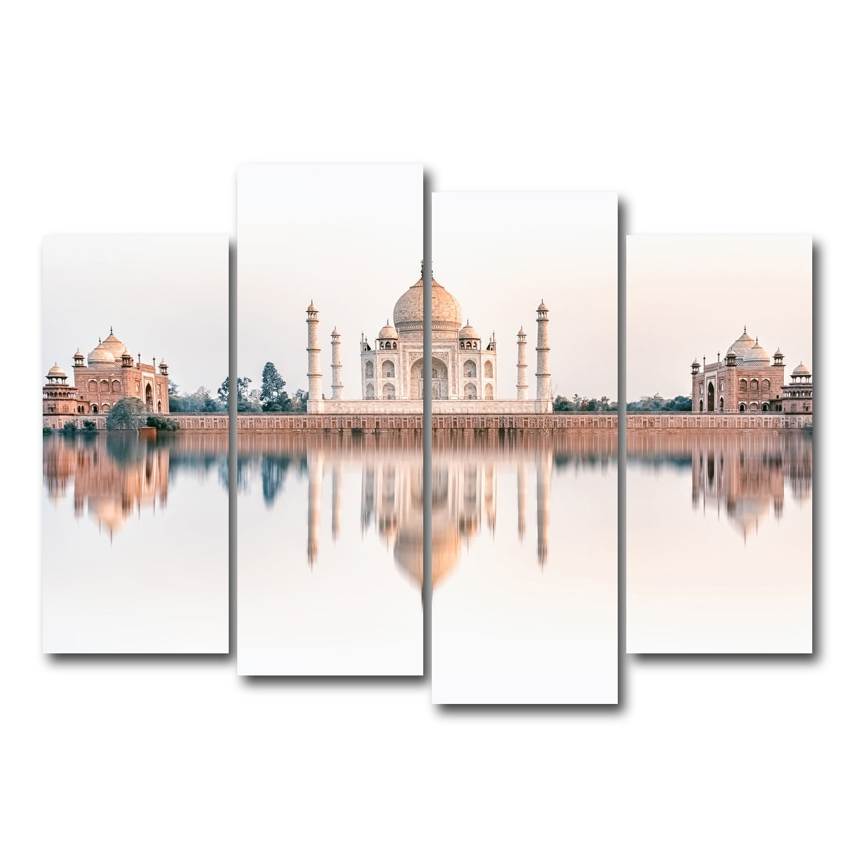 AUTO-MOCKUP WHITE | Taj Dream | 4 Piece | Gallery Wrap Canvas | group=4_normal