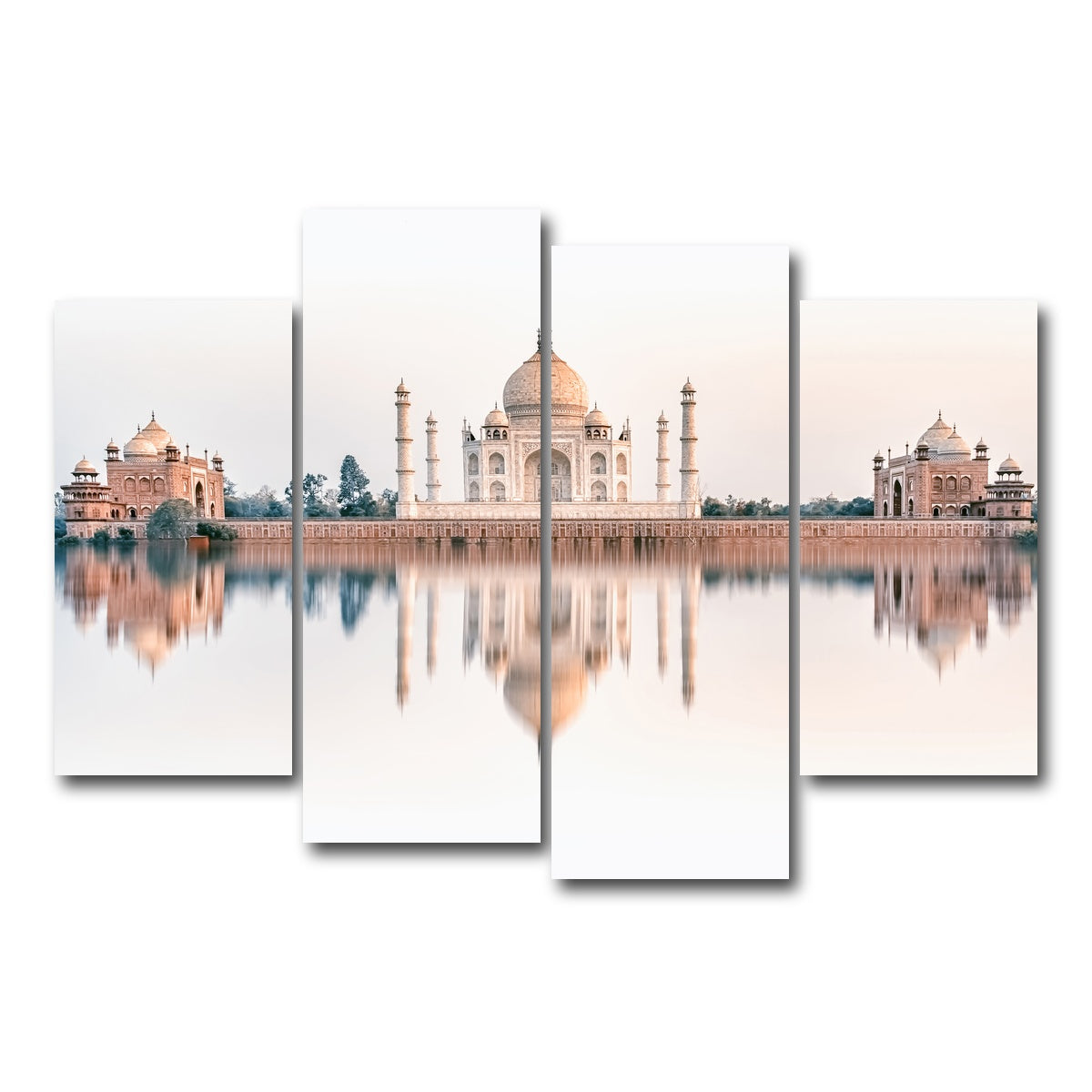 AUTO-MOCKUP WHITE | Taj Dream | 4 Piece | Gallery Wrap Canvas | group=4_short