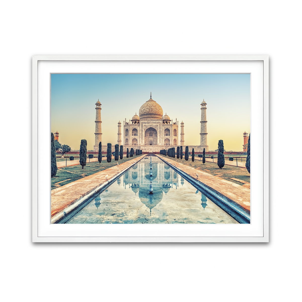 Framed Print 4x3 White