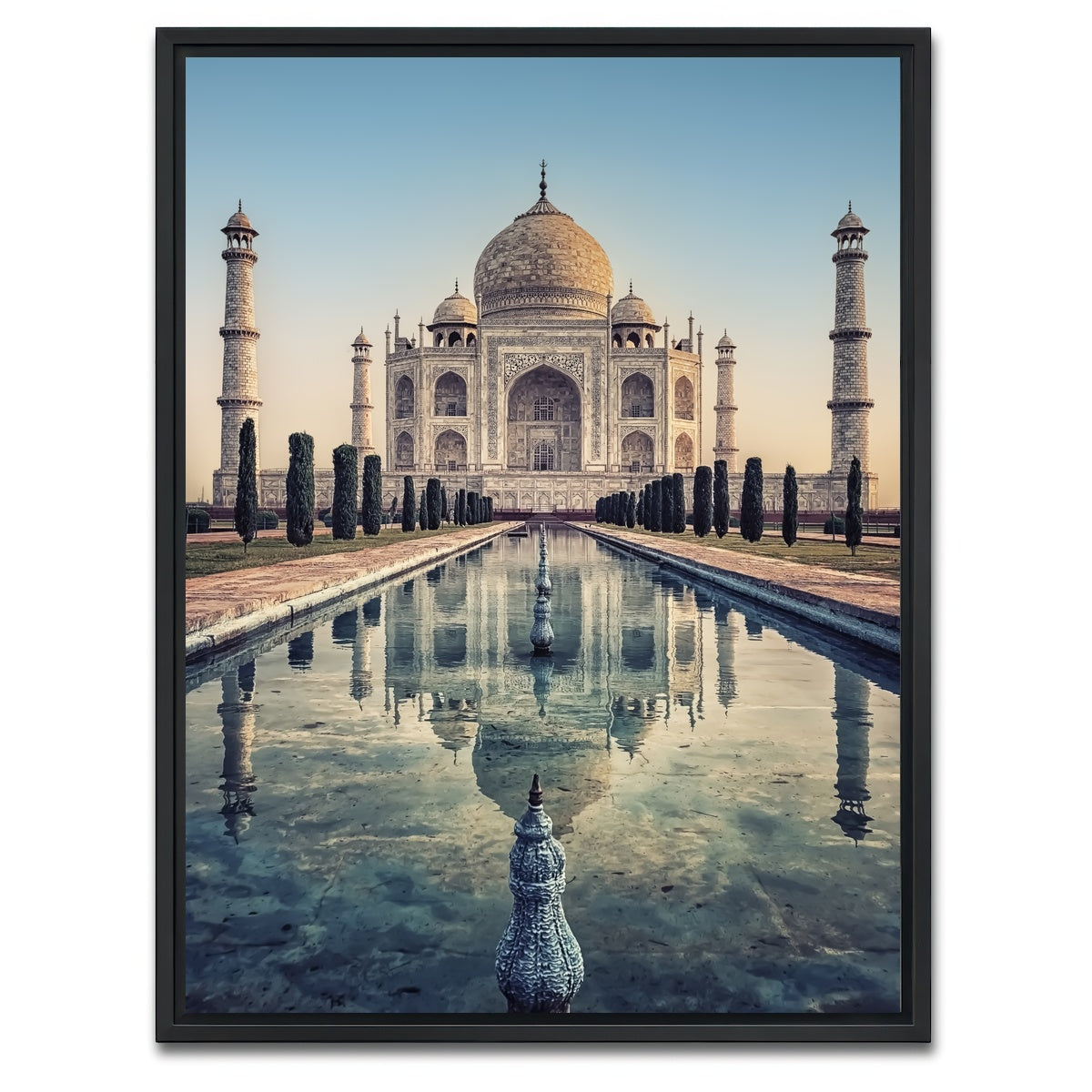 AUTO-MOCKUP WHITE | Taj Mahal | 1 Piece | Black Framed Canvas | group=3x4