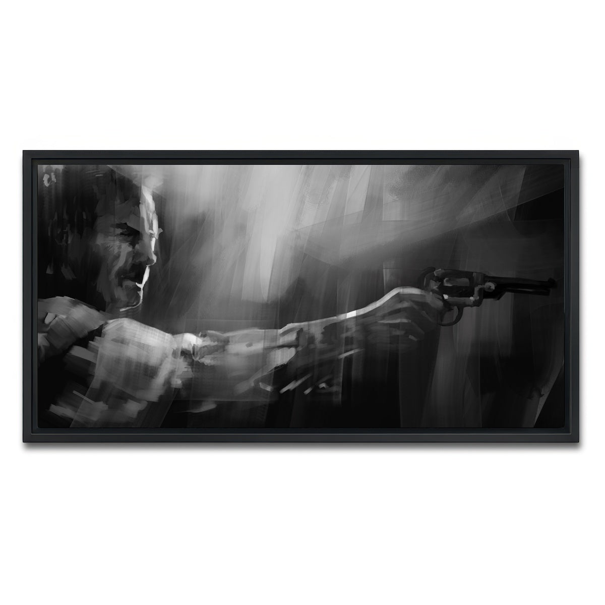 AUTO-MOCKUP WHITE | Take Aim | 1 Piece | Black Framed Canvas | group=2x1