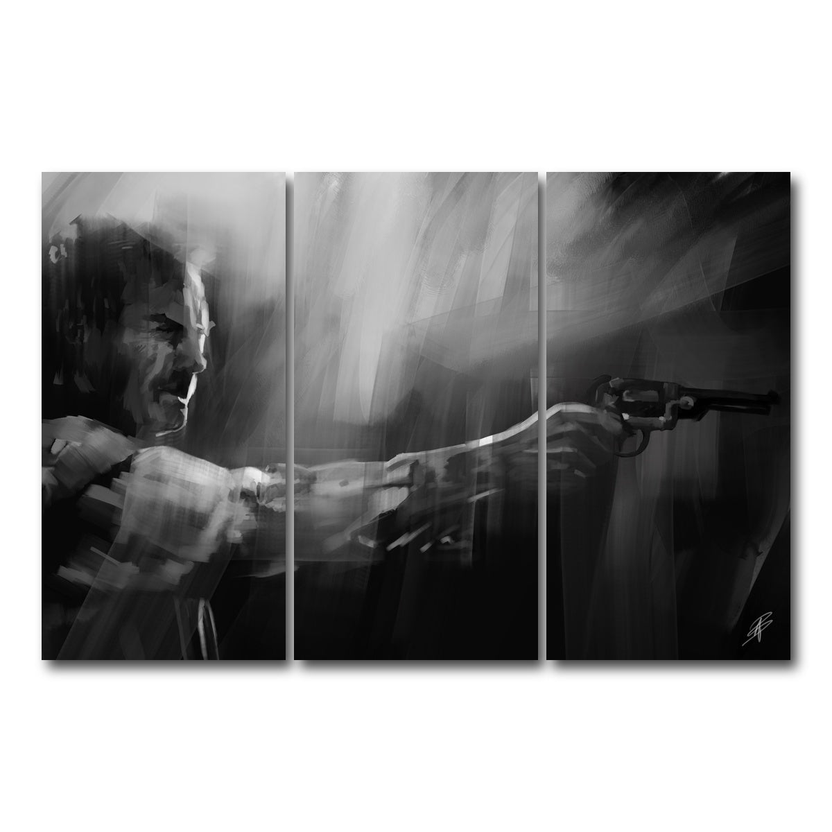 AUTO-MOCKUP WHITE | Take Aim | 3 Piece | Gallery Wrap Canvas | group=12x24