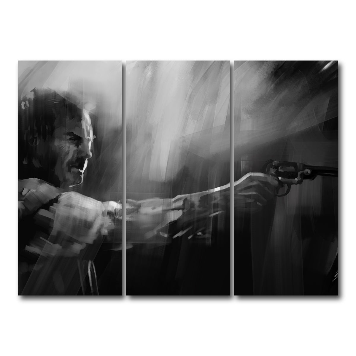 AUTO-MOCKUP WHITE | Take Aim | 3 Piece | Gallery Wrap Canvas | group=8x18