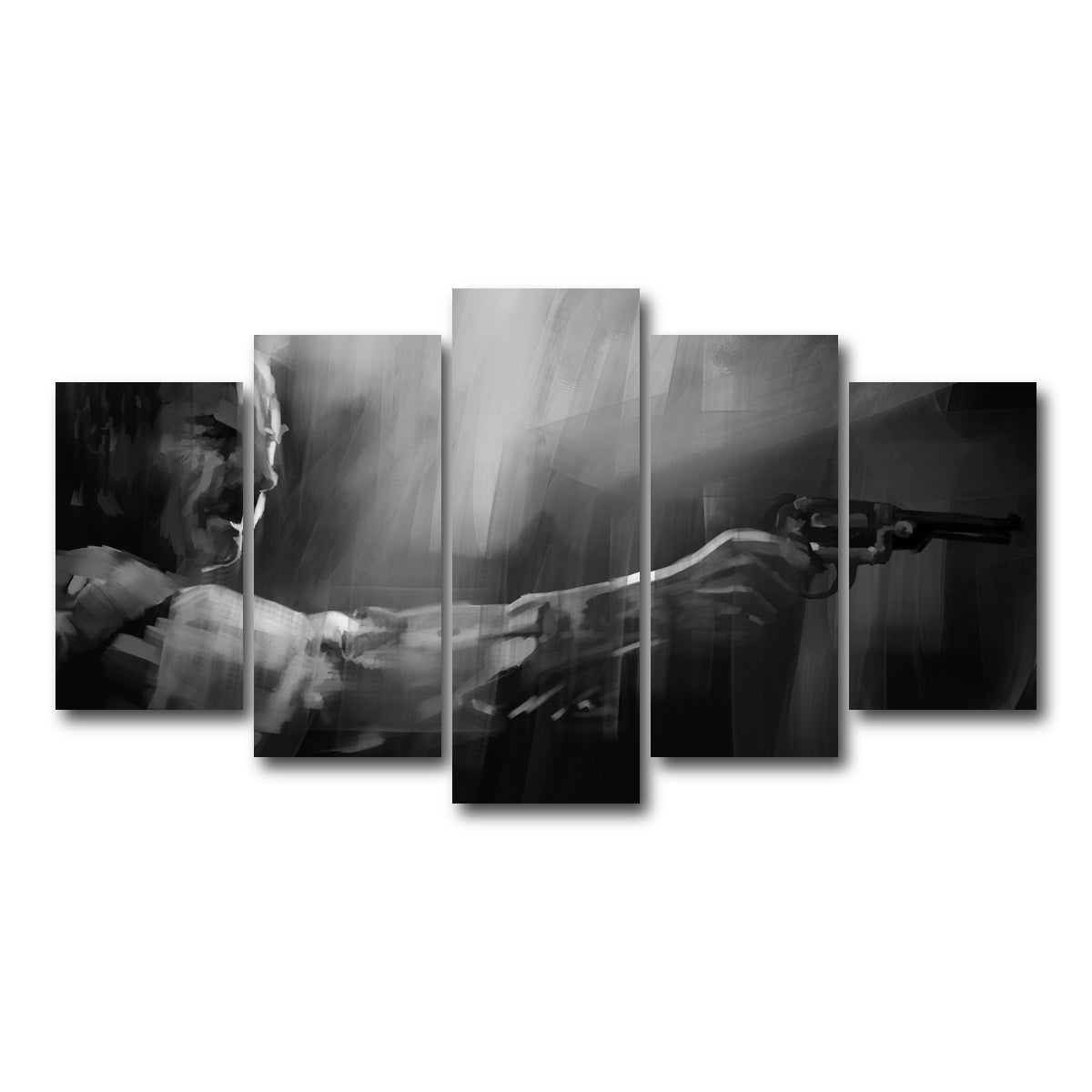 AUTO-MOCKUP WHITE | Take Aim | 5 Piece | Gallery Wrap Canvas | group=5_normal