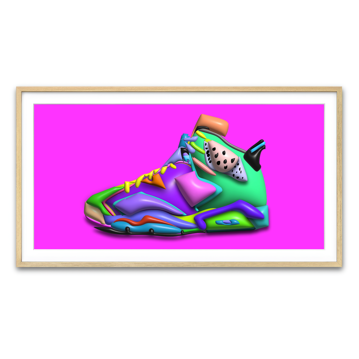 Framed Print 2x1 Natural