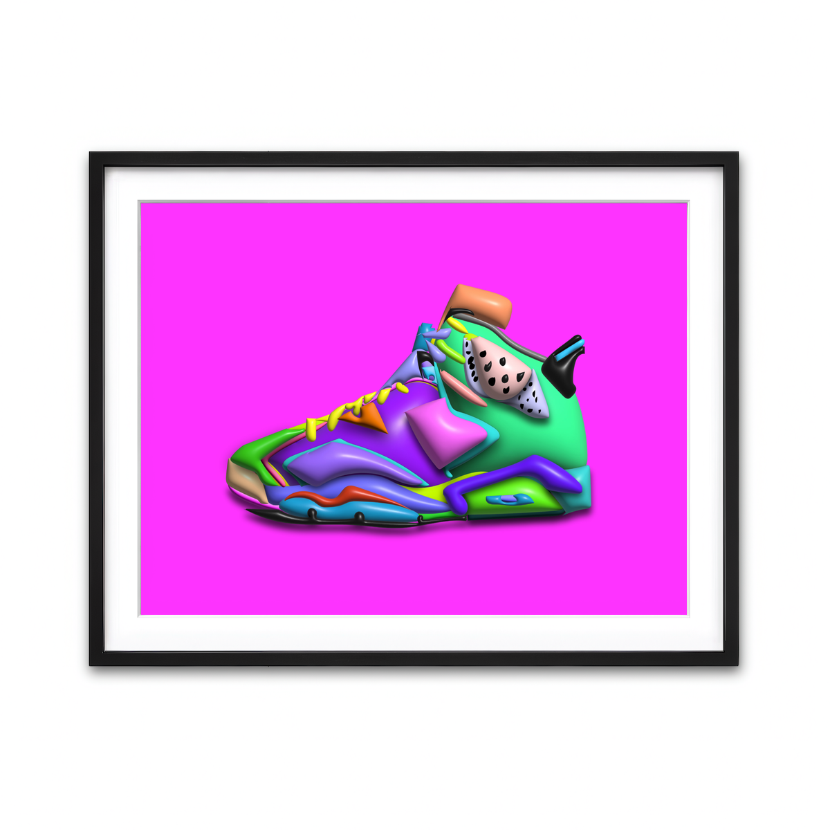 Framed Print 4x3 Black