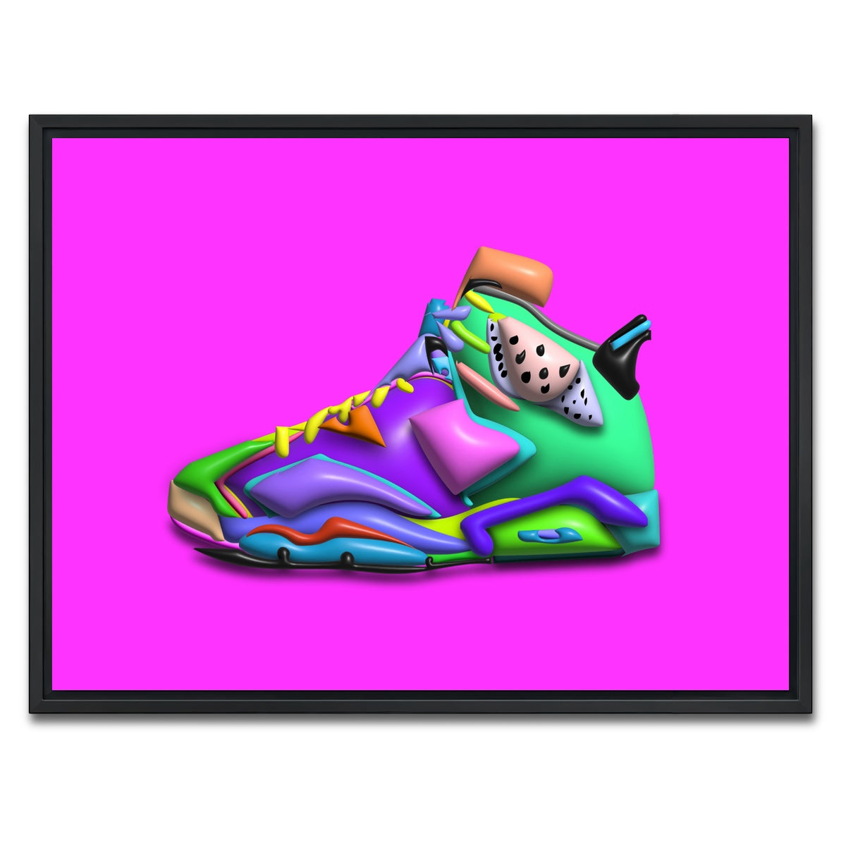 AUTO-MOCKUP WHITE | Takun Jordan | 1 Piece | Black Framed Canvas | group=4x3