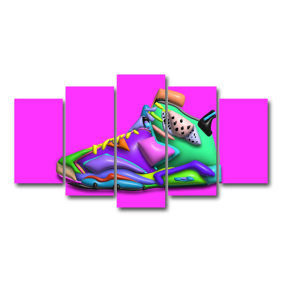 AUTO-MOCKUP WHITE | Takun Jordan | 5 Piece | Gallery Wrap Canvas | group=5_normal