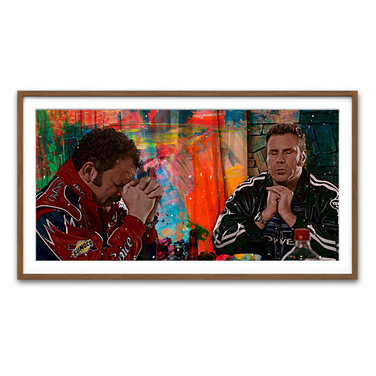 Framed Print 2x1 Walnut