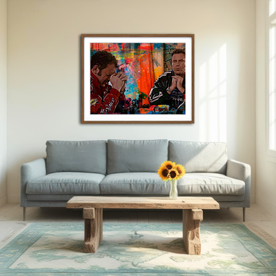 AUTO-MOCKUP ROOM | Talladega Nights - Dinner Time Wall Art