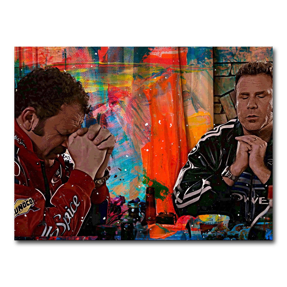 AUTO-MOCKUP WHITE | Talladega Nights - Dinner Time | 1 Piece | Gallery Wrap Canvas | group=4x3