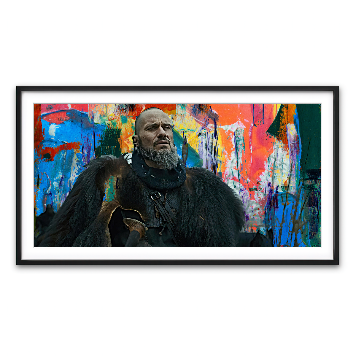 Framed Print 2x1 Black