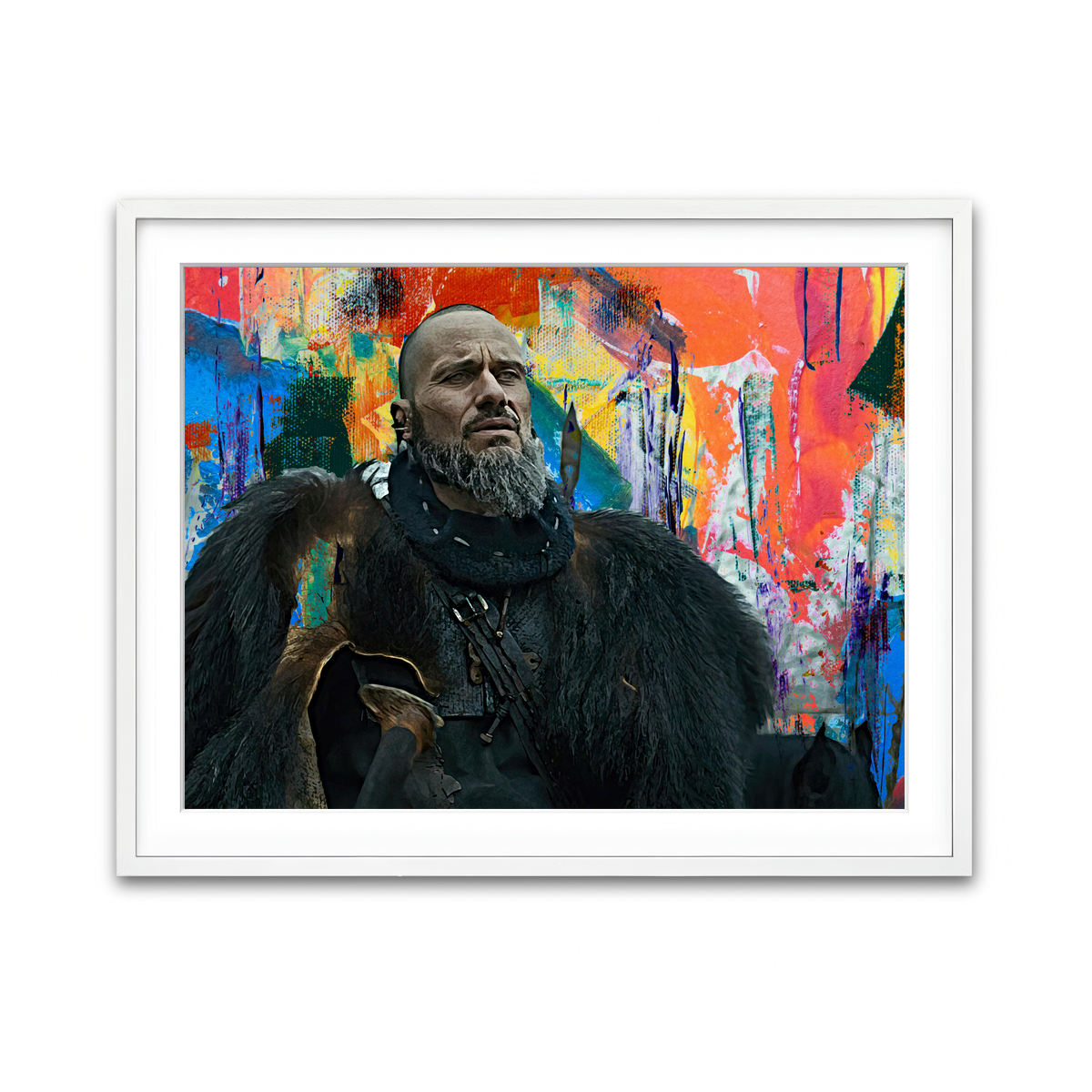 Framed Print 4x3 White