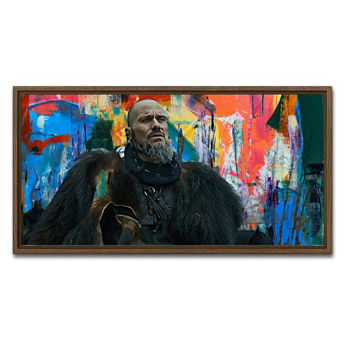 AUTO-MOCKUP WHITE | Tamacti Jun | 1 Piece | Walnut Framed Canvas | group=2x1