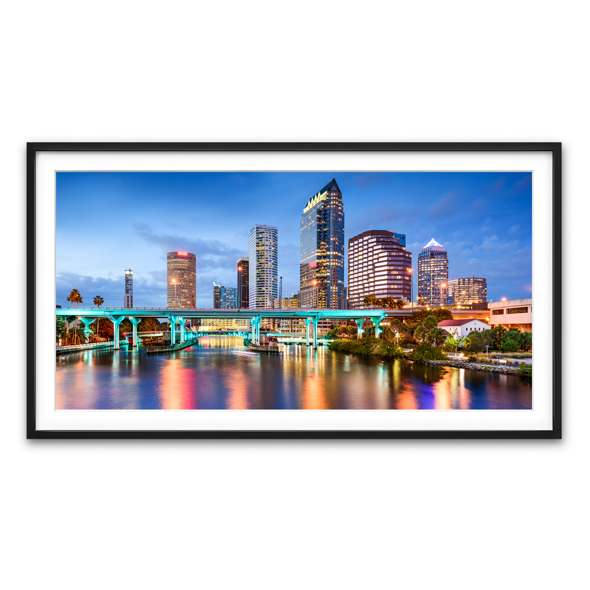 Framed Print 2x1 Black