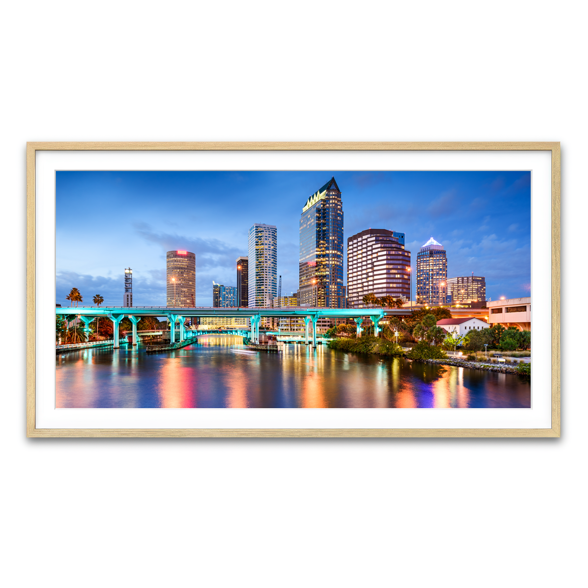 Framed Print 2x1 Natural