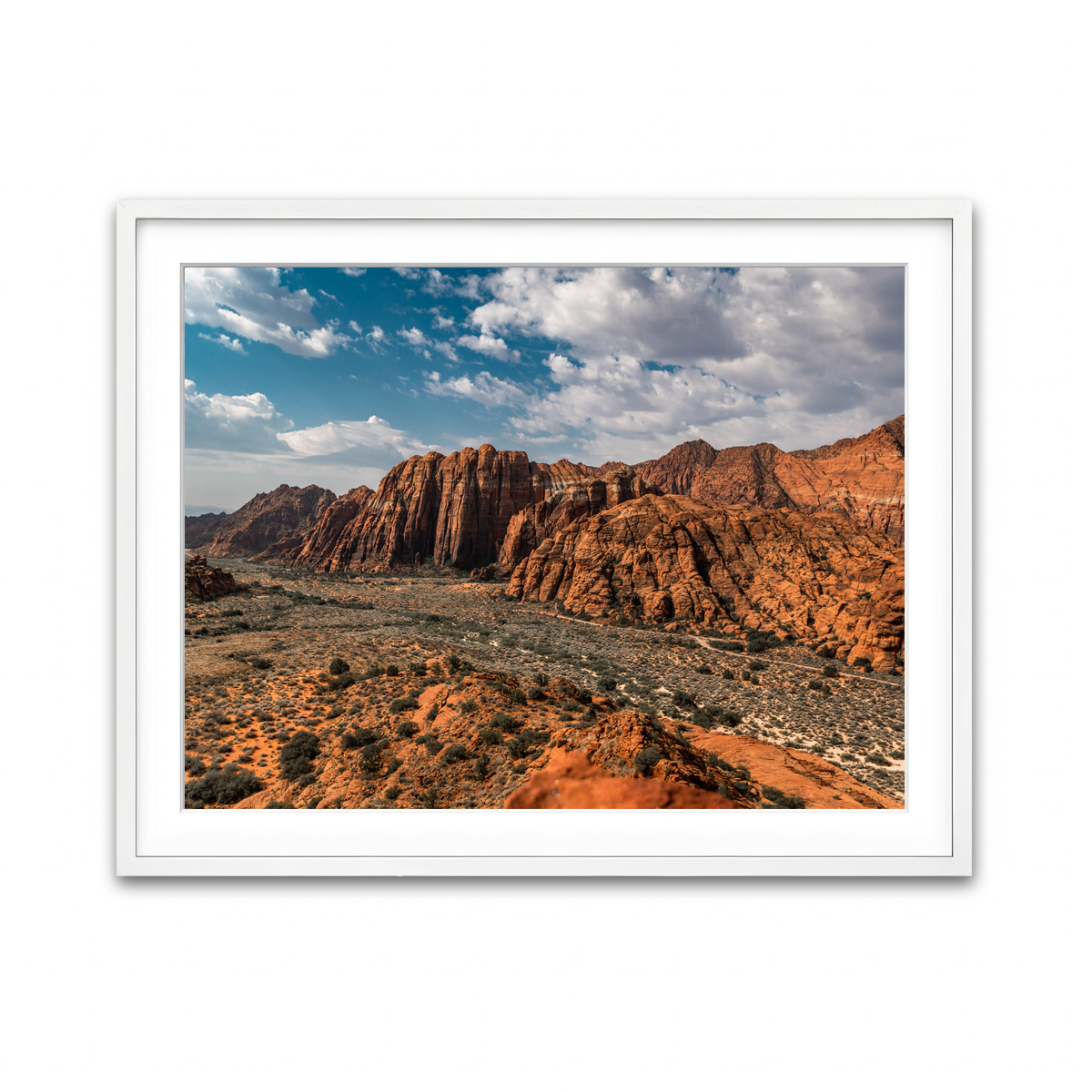 Framed Print 4x3 White