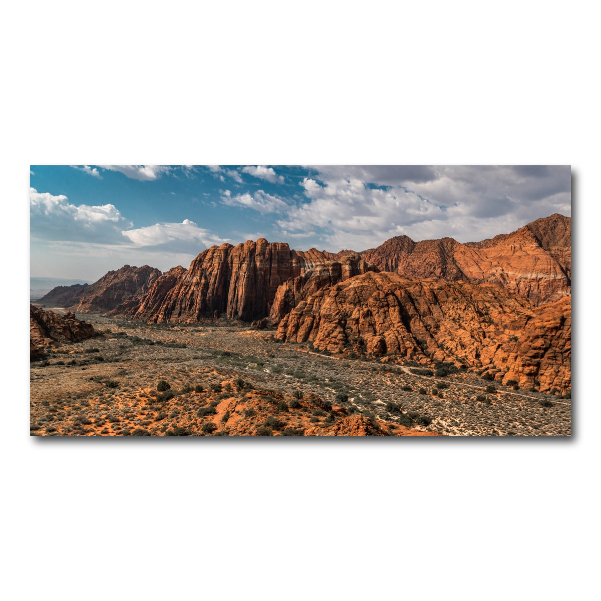 AUTO-MOCKUP WHITE | Tan & Blue | 1 Piece | Gallery Wrap Canvas | group=2x1