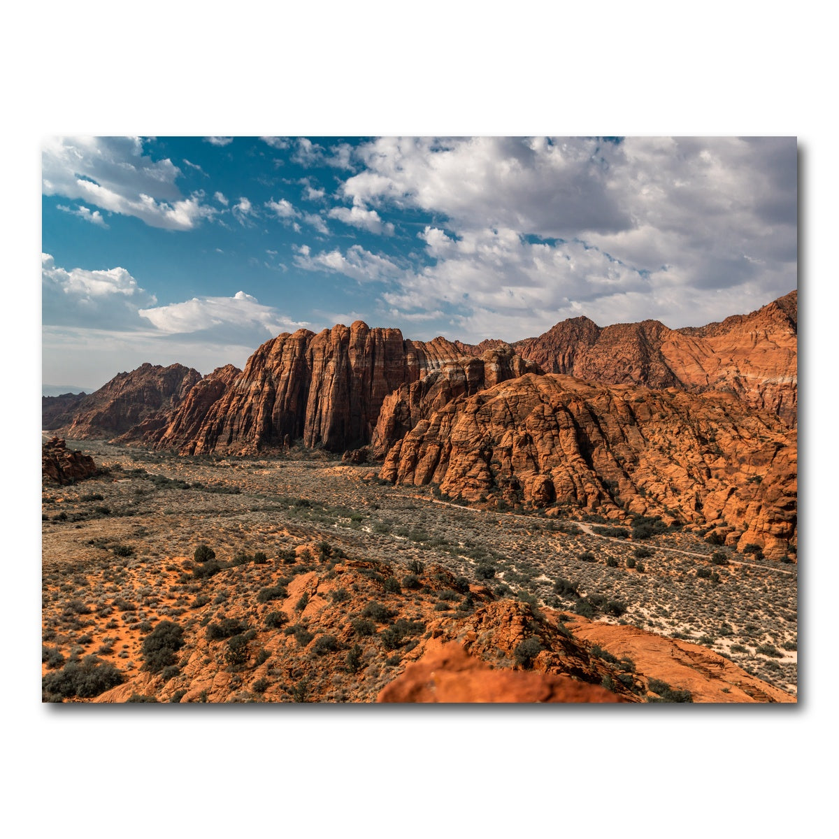 AUTO-MOCKUP WHITE | Tan & Blue | 1 Piece | Gallery Wrap Canvas | group=4x3