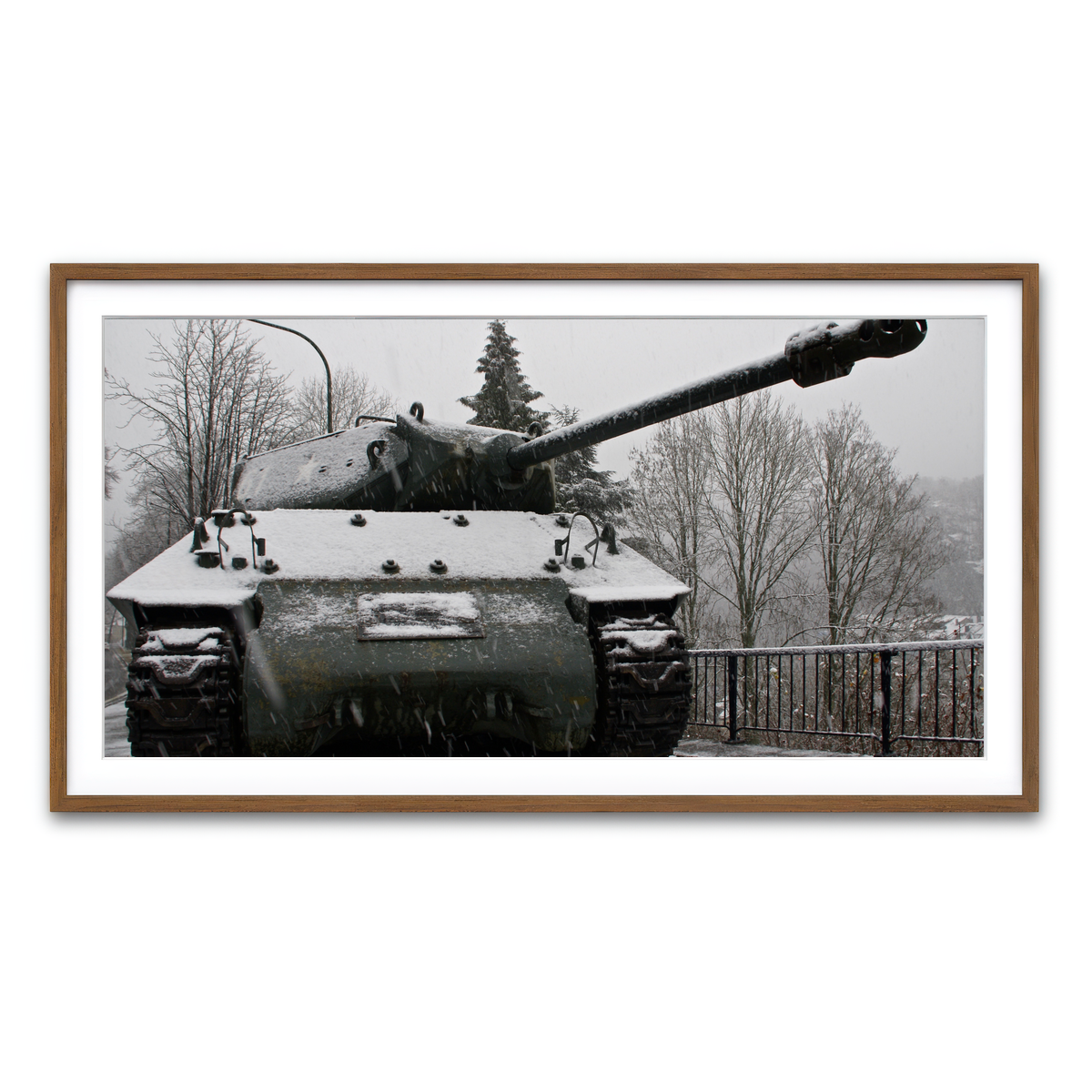 Framed Print 2x1 Walnut