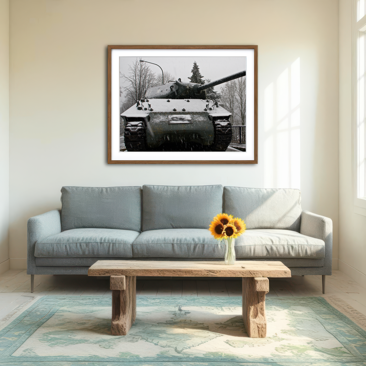 AUTO-MOCKUP ROOM | Tank Destroyer Wall Art