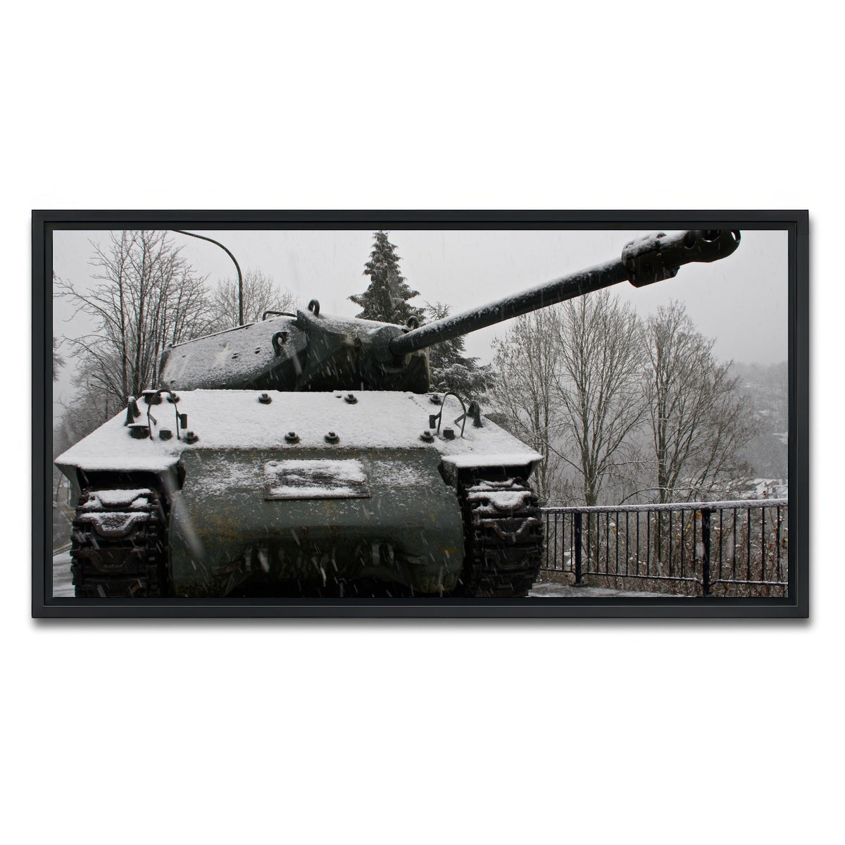 AUTO-MOCKUP WHITE | Tank Destroyer | 1 Piece | Black Framed Canvas | group=2x1