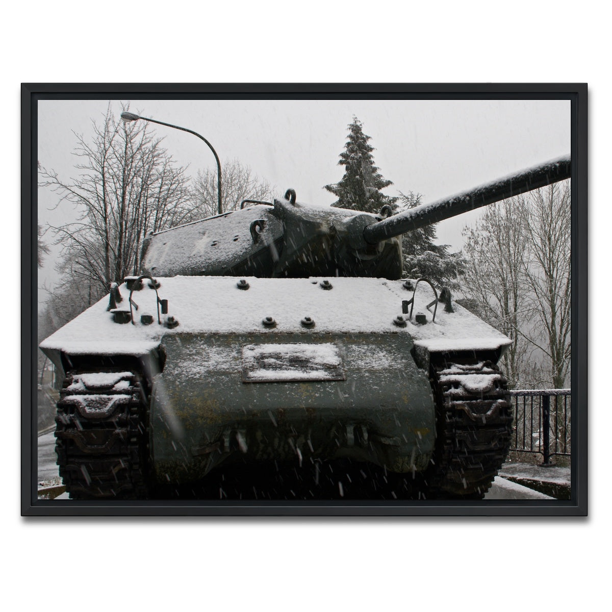 AUTO-MOCKUP WHITE | Tank Destroyer | 1 Piece | Black Framed Canvas | group=4x3