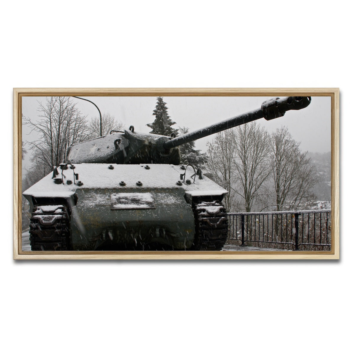 AUTO-MOCKUP WHITE | Tank Destroyer | 1 Piece | Natural Framed Canvas | group=2x1