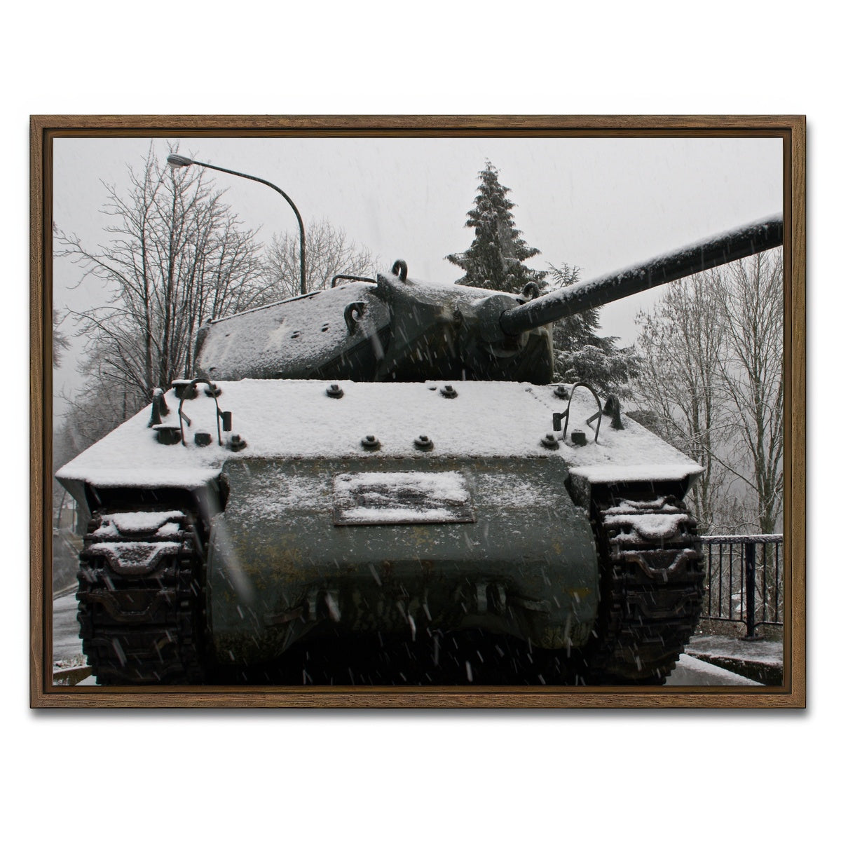 AUTO-MOCKUP WHITE | Tank Destroyer | 1 Piece | Walnut Framed Canvas | group=4x3