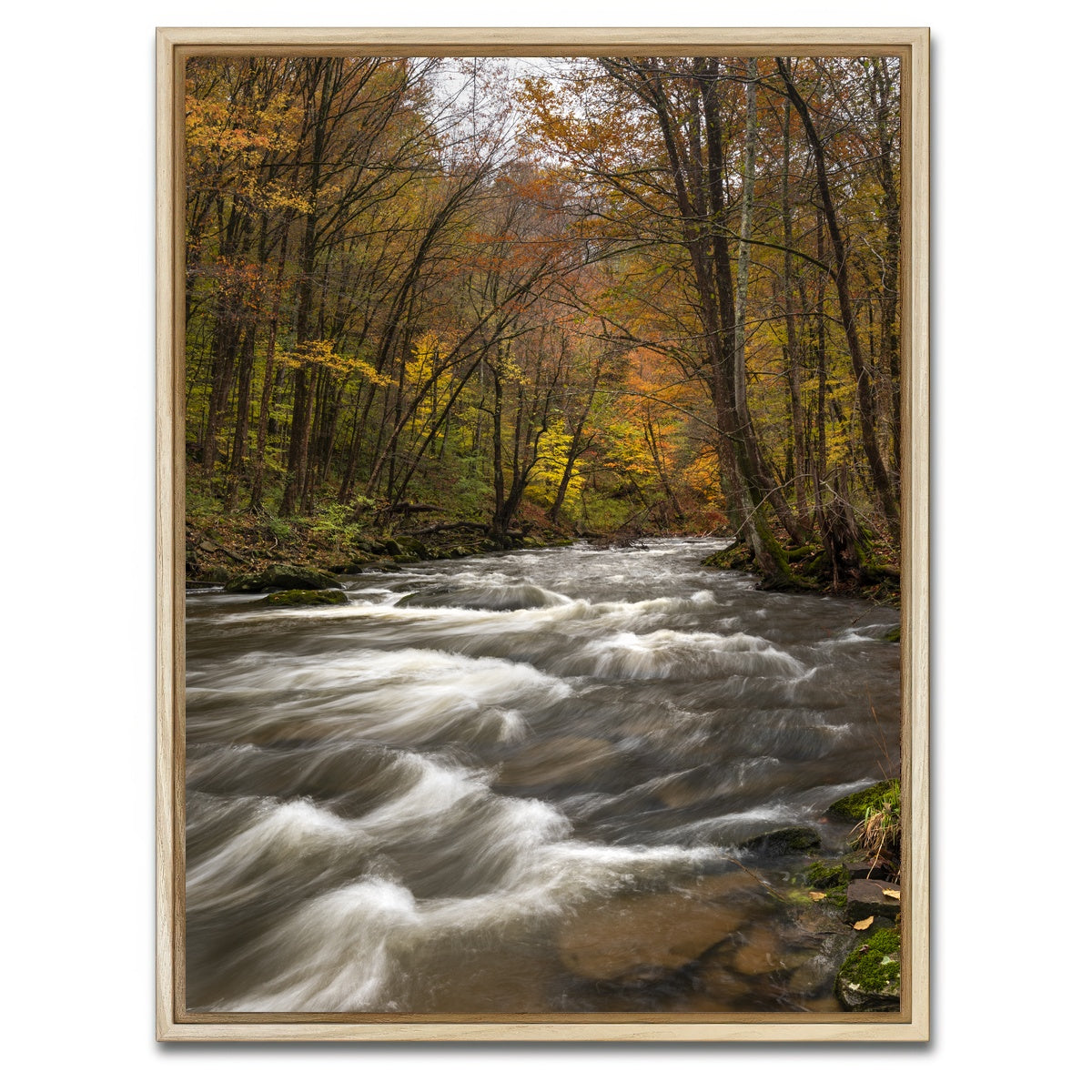 AUTO-MOCKUP WHITE | Tanner's River | 1 Piece | Natural Framed Canvas | group=3x4