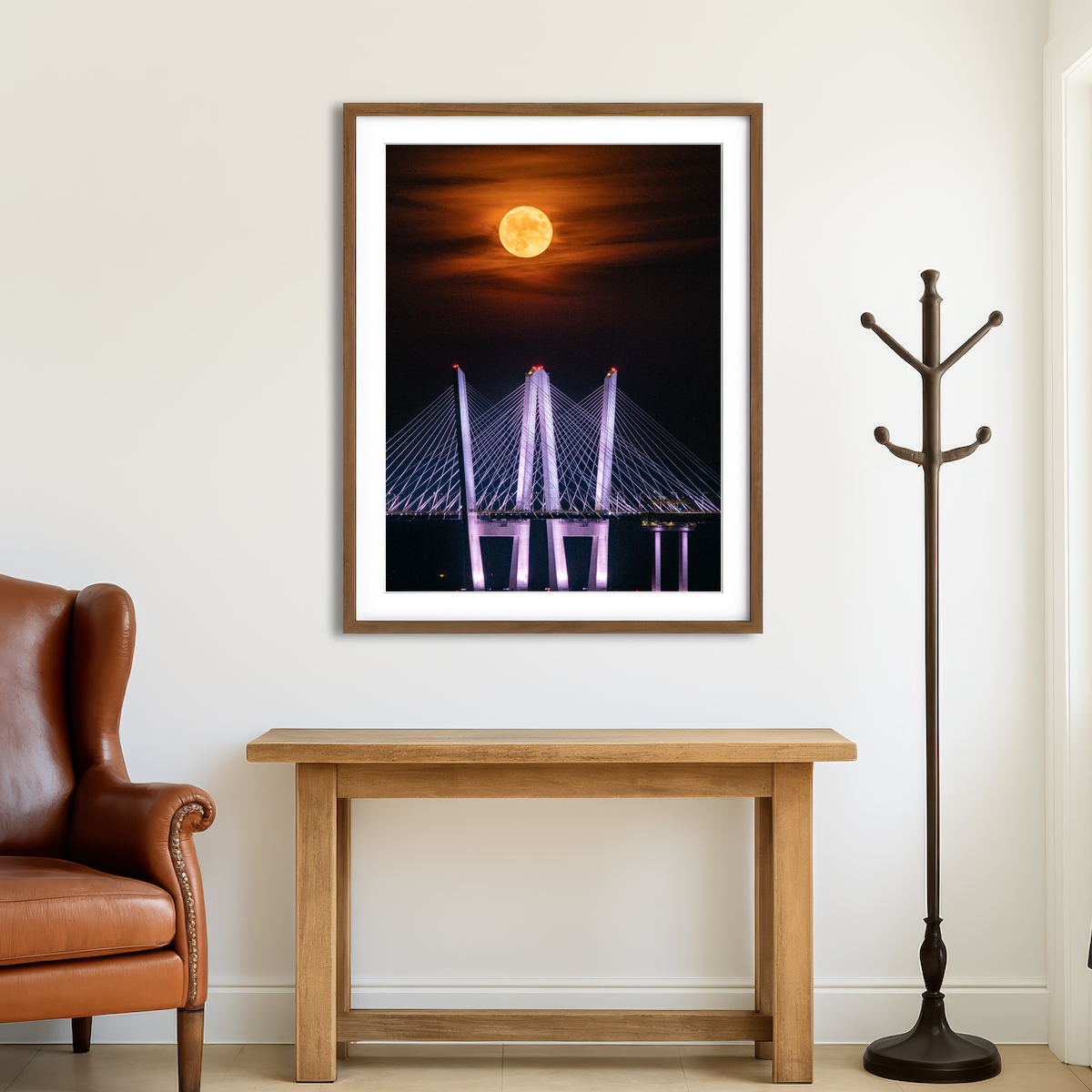 AUTO-MOCKUP ROOM | Tappan Zee Bridge Wall Art