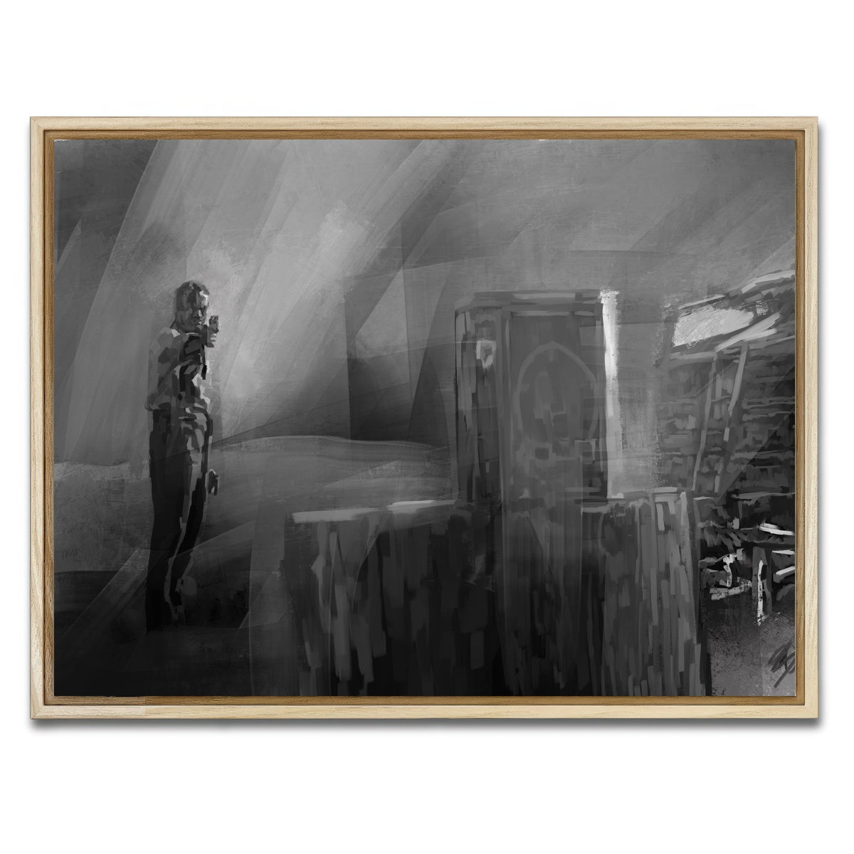 AUTO-MOCKUP WHITE | Target practice | 1 Piece | Natural Framed Canvas | group=4x3