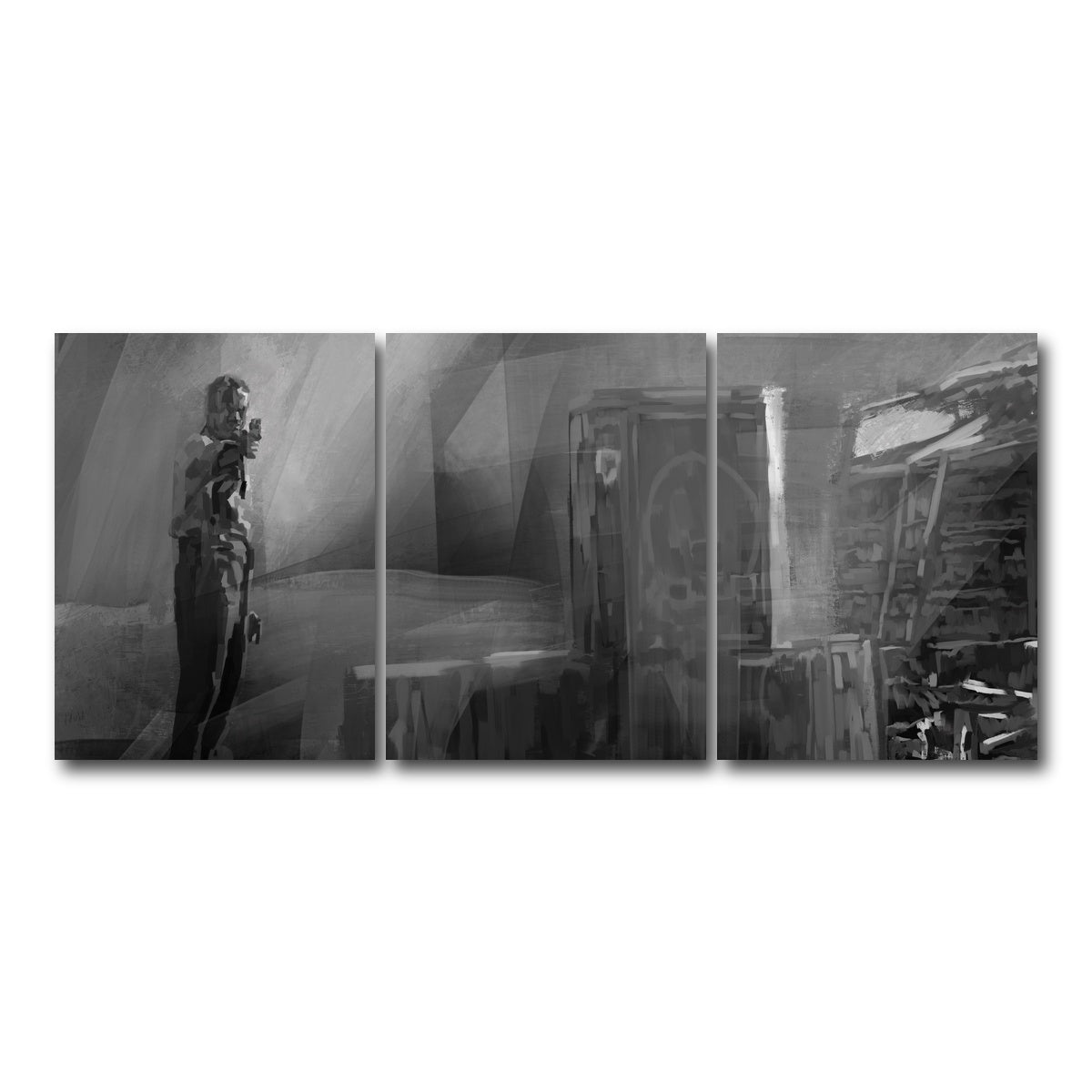 AUTO-MOCKUP WHITE | Target practice | 3 Piece | Gallery Wrap Canvas | group=18x24