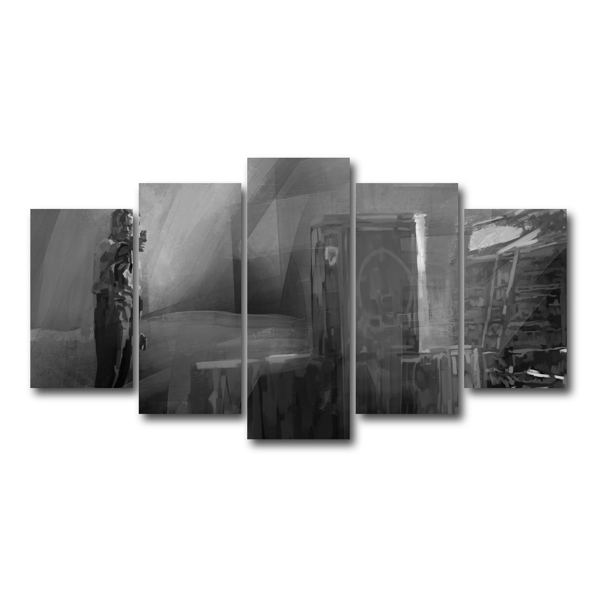 AUTO-MOCKUP WHITE | Target practice | 5 Piece | Gallery Wrap Canvas | group=5_normal