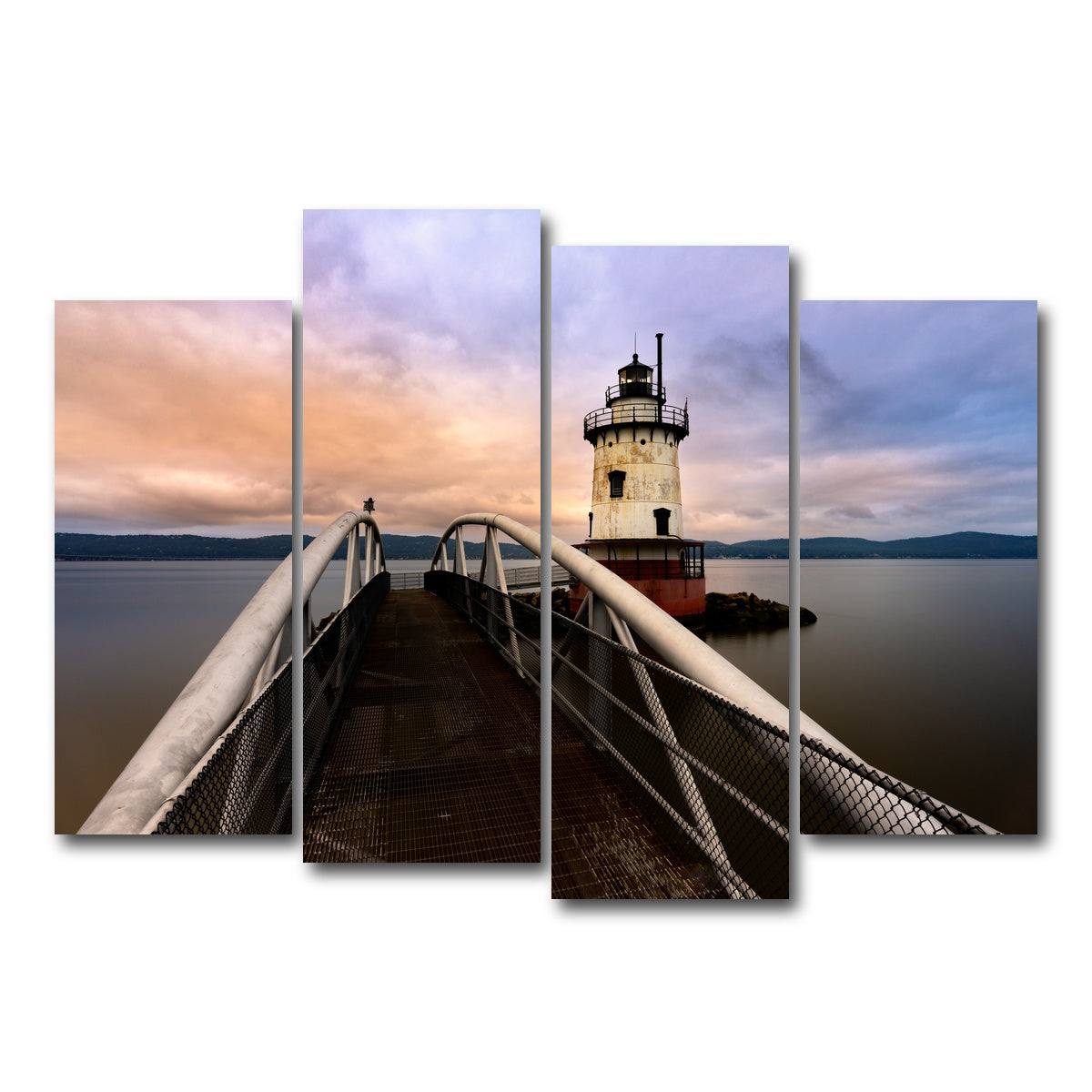 AUTO-MOCKUP WHITE | Tarrytown Lighthouse | 4 Piece | Gallery Wrap Canvas | group=4_normal