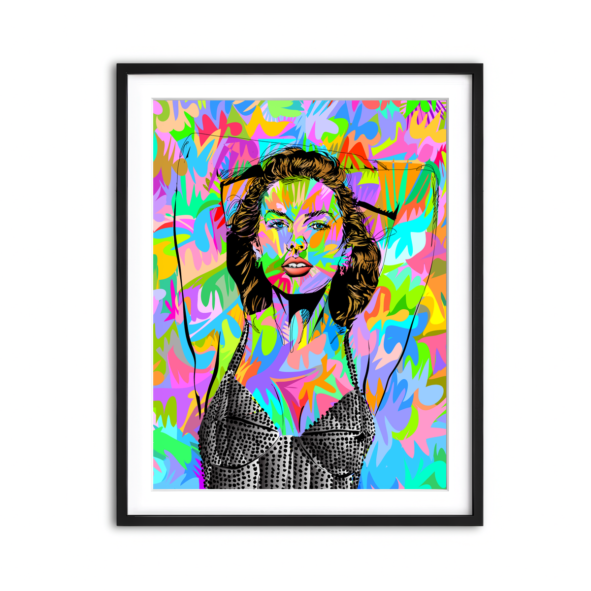 Framed Print 3x4 Black