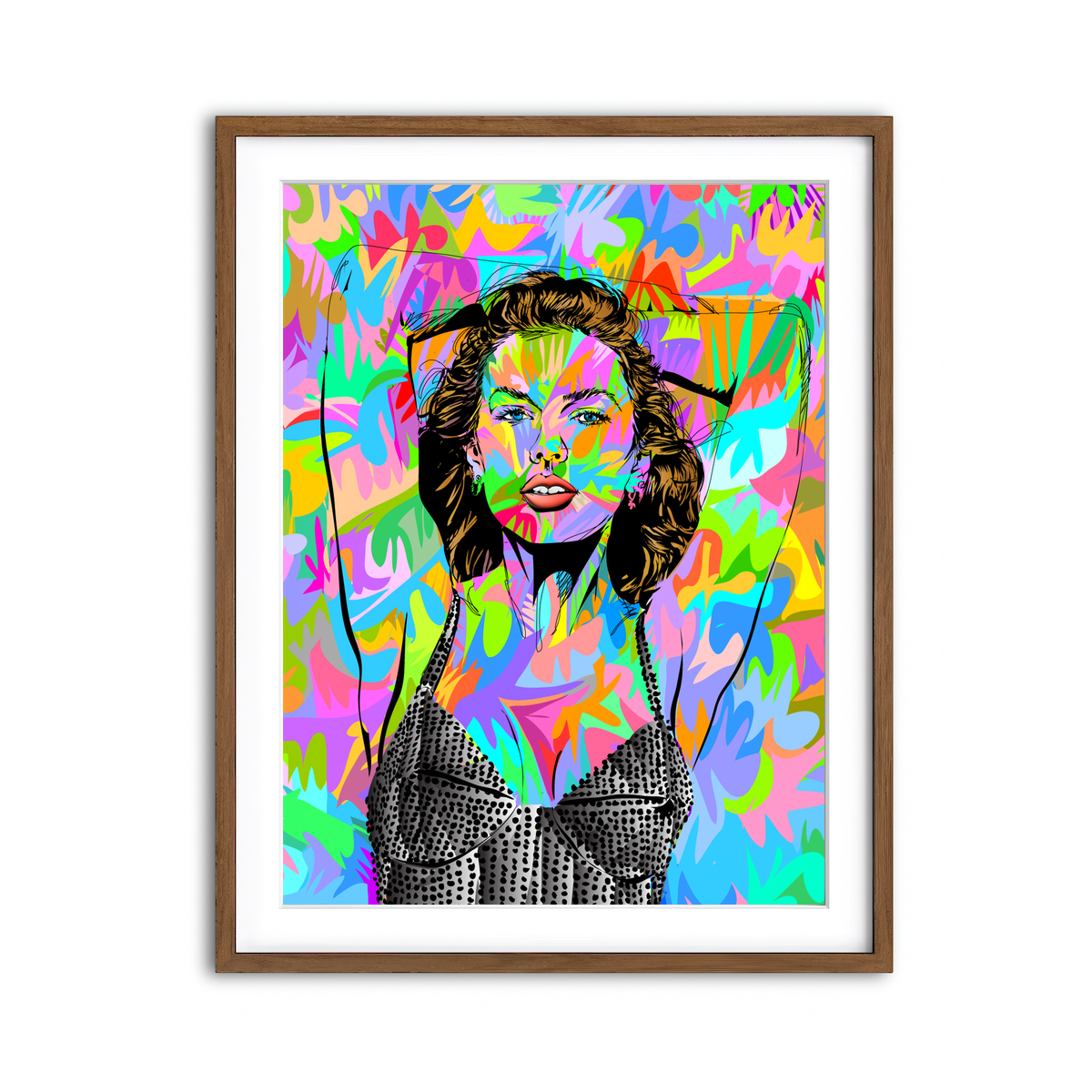 Framed Print 3x4 Walnut