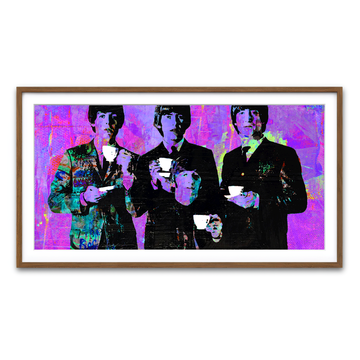 Framed Print 2x1 Walnut