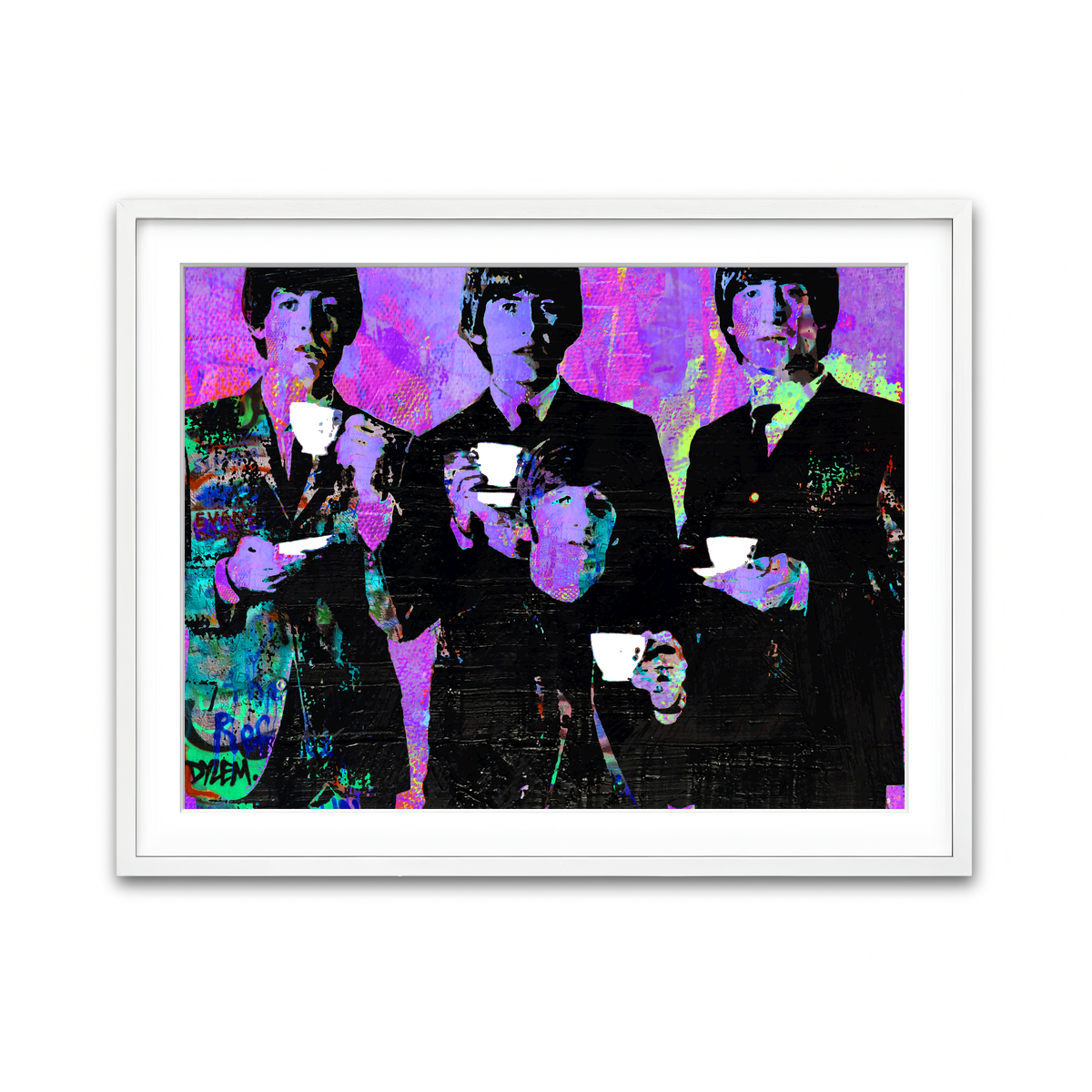 Framed Print 4x3 White