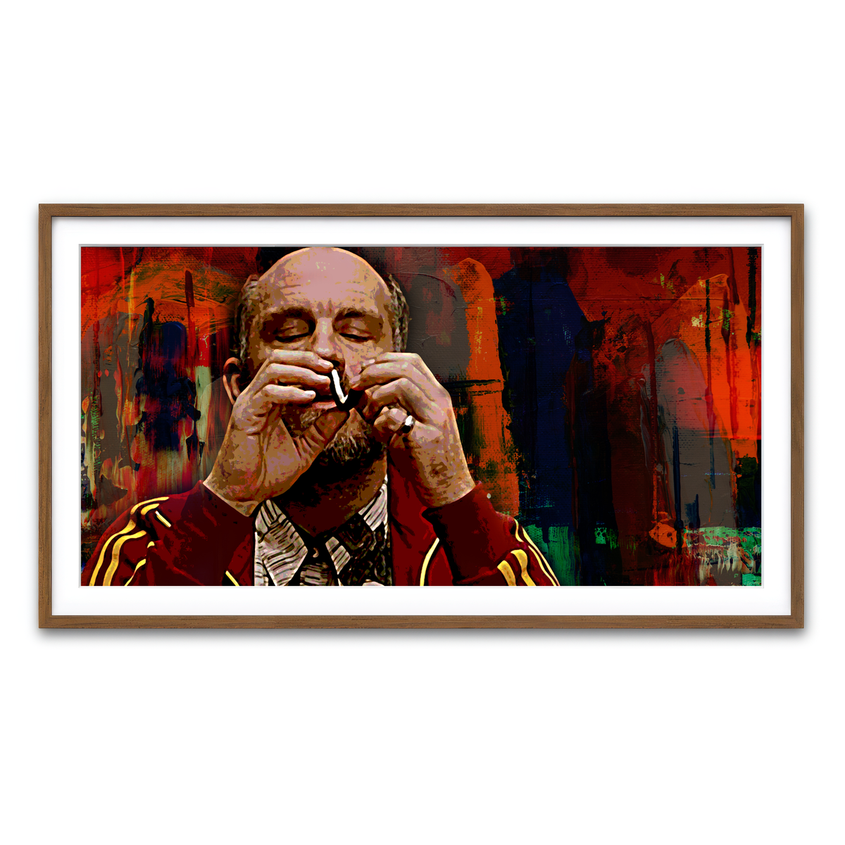 Framed Print 2x1 Walnut